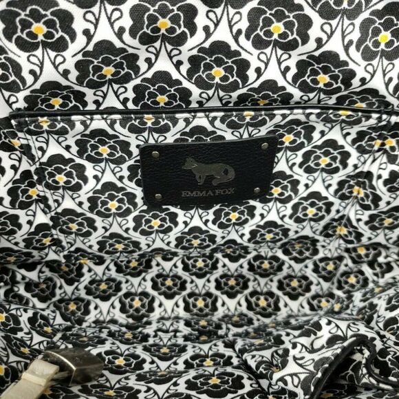 NEW EMMA FOX OATMEAL BLACK JEMMA DOME HANDBAG - Picture 6 of 7